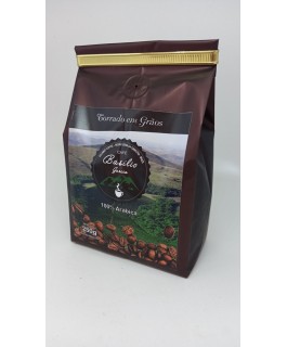 CAFÉ TORRADO EM GRÃOS - 250g 